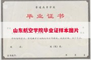 山东航空学院毕业证样本图片