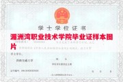 湄洲湾职业技术学院毕业证样本图片