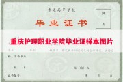 重庆护理职业学院毕业证样本图片
