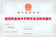 潞安职业技术学院毕业证样本图片