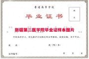 新疆第二医学院毕业证样本图片