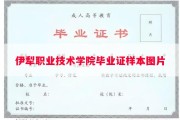 伊犁职业技术学院毕业证样本图片