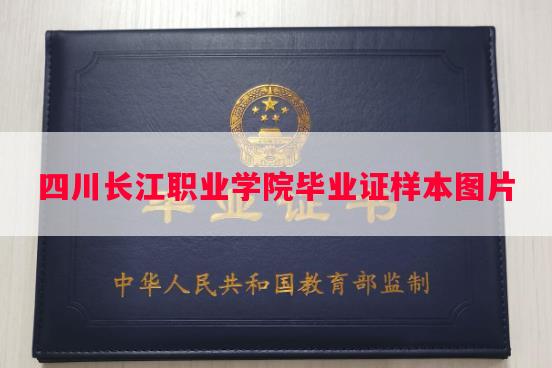 四川长江职业学院毕业证样本图片