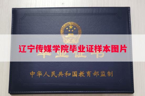 辽宁传媒学院毕业证样本图片